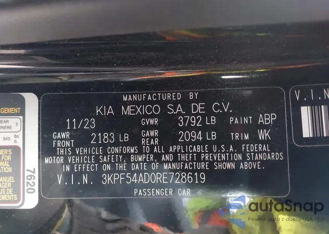 3KPF54AD0RE728619: 43793519