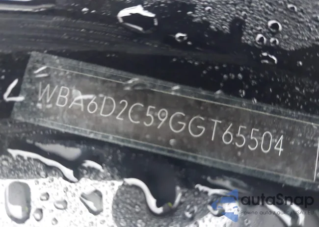 WBA6D2C59GGT65504: 43792697