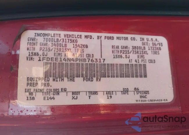 1FDEE14N4PHB76317: 43792710