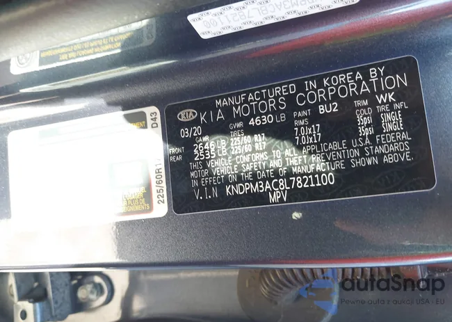 KNDPM3AC8L7821100: 43792765