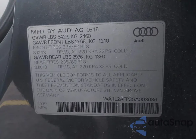 WA1L2AFP3GA003636: 43792786