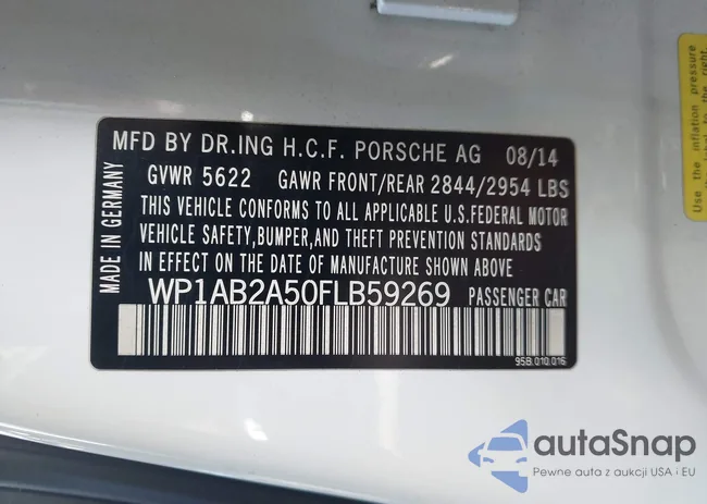 WP1AB2A50FLB59269: 43792790