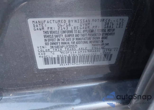 3N1AB7AP1JY325575: 43792947