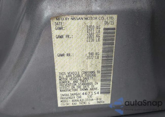 1N4AL3AP6FC467154: 43794114