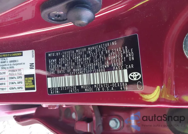 5YFS4MCEXPP159880: 43794159