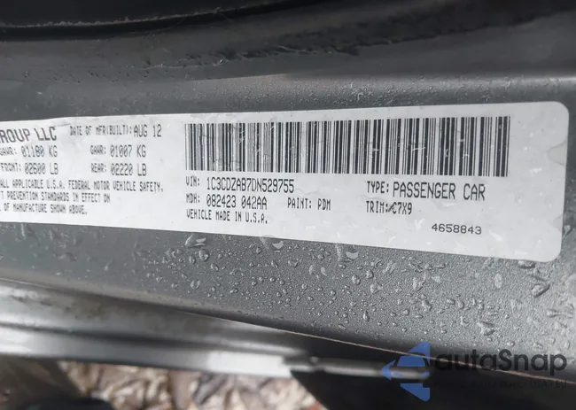 1C3CDZAB7DN529755: 43794495