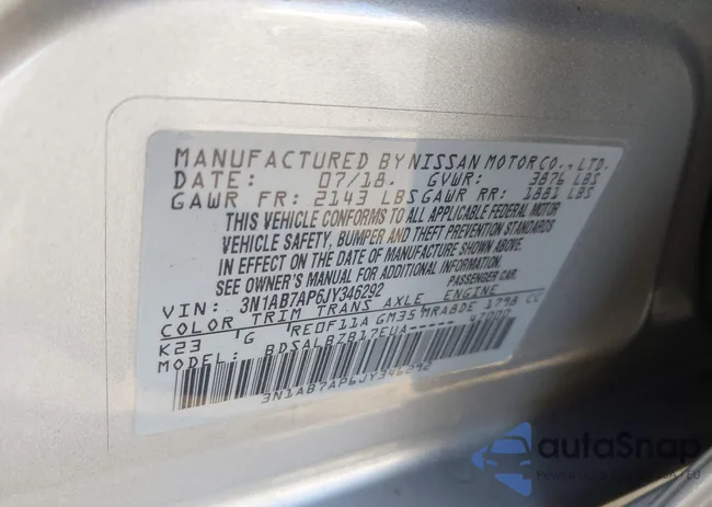 3N1AB7AP6JY346292: 43793586