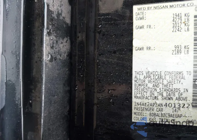 1N4AL2AP2AN401322: 43793603