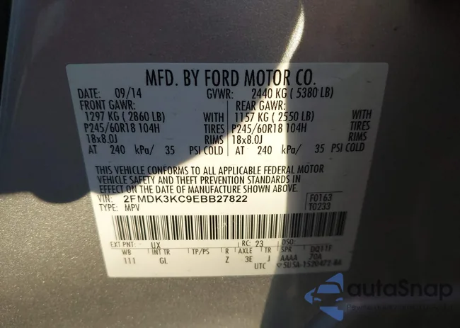 2FMDK3KC9EBB27822: 43794963