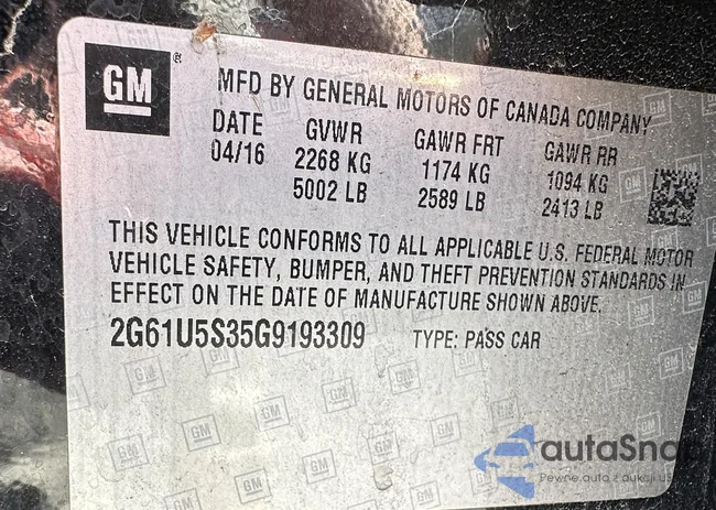 2G61U5S35G9193309: 43795003