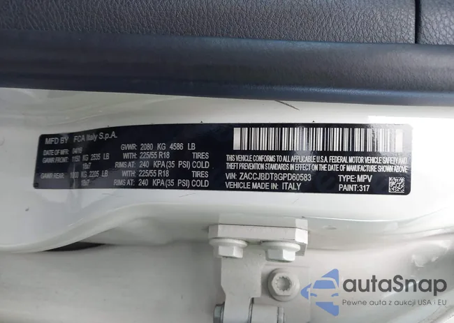 ZACCJBDT8GPD60583: 43795441