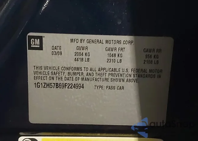 1G1ZH57B69F224994: 43794621