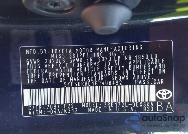 5YFBURHE1GP408492: 43794894