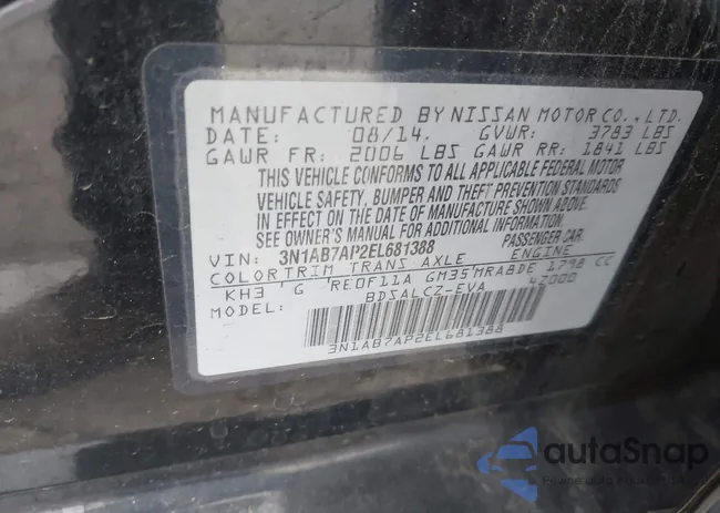 3N1AB7AP2EL681388: 43794946