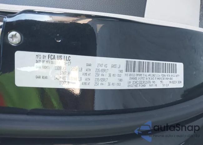 2C4RC1EG2JR121470: 43796025