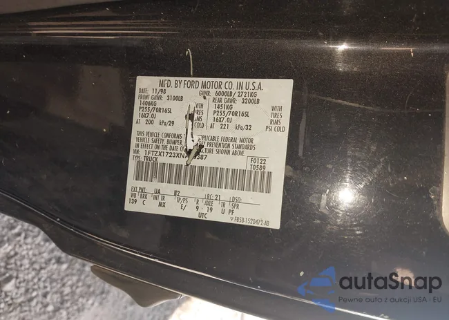 1FTZX1723XNA76387: 43796081