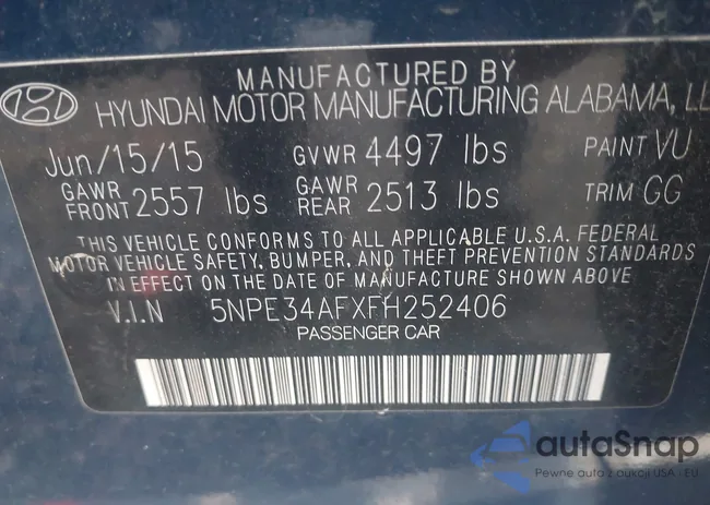 5NPE34AFXFH252406: 43796310