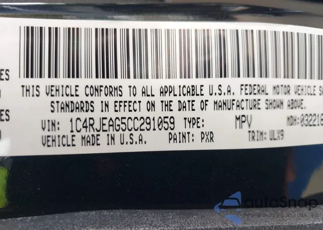 1C4RJEAG5CC291059: 43796331