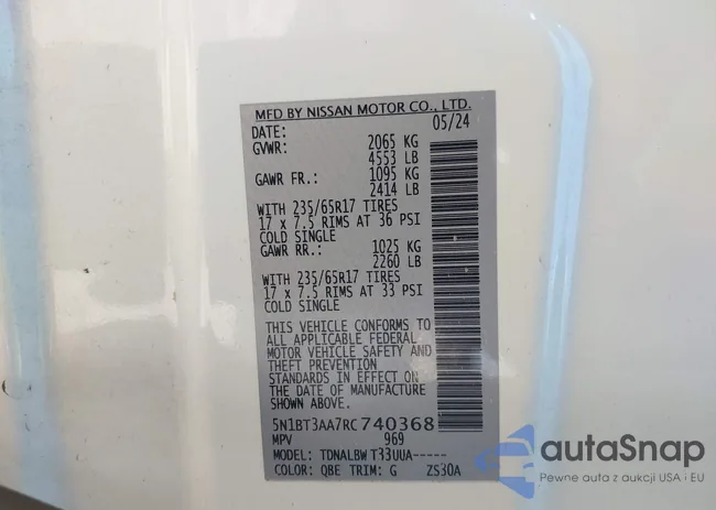 5N1BT3AA7RC740368: 43796434