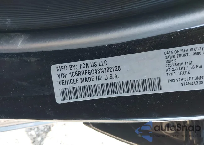 1C6RRFGG4SN702726: 43796466