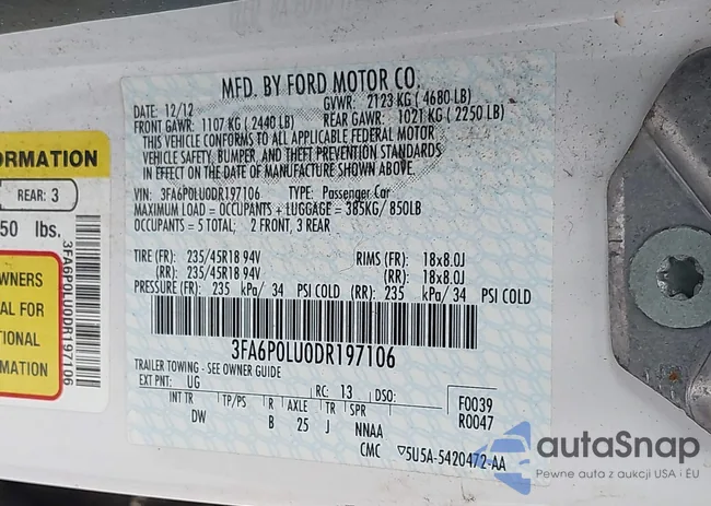 3FA6P0LU0DR197106: 43795841