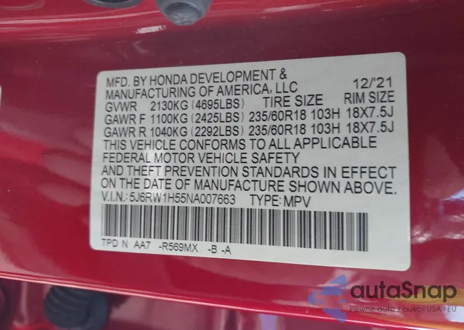 5J6RW1H55NA007663: 43795950