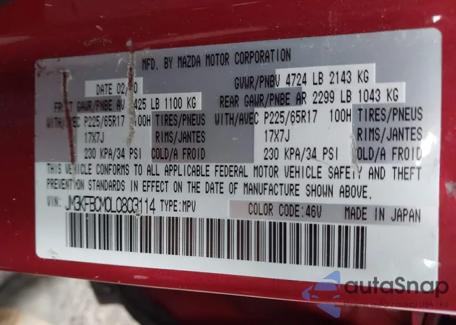 JM3KFBCM0L0803114: 43797036