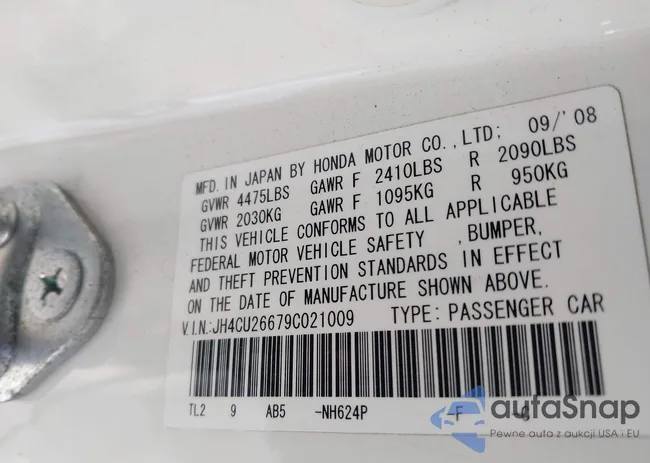 JH4CU26679C021009: 43797496