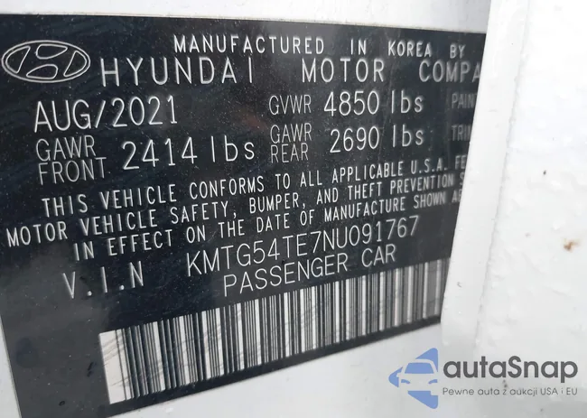 KMTG54TE7NU091767: 43797537