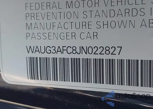WAUG3AFC8JN022827: 43796554