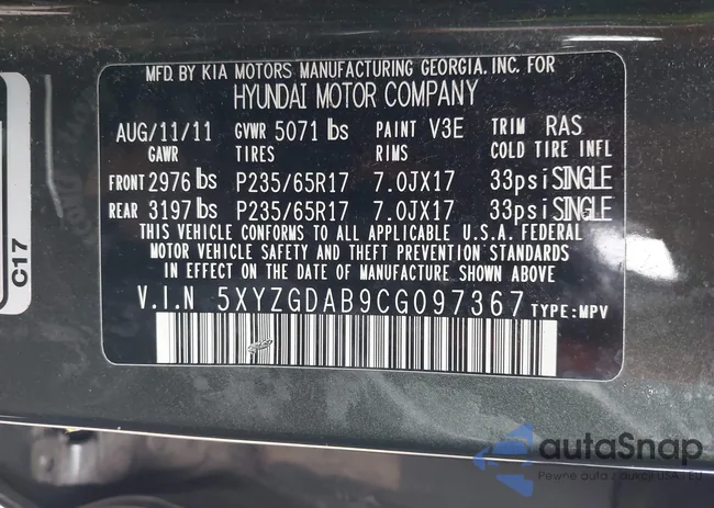 5XYZGDAB9CG097367: 43796880