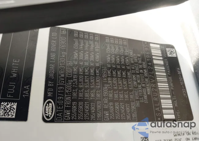 SALRU2RV7L2419695: 43797987