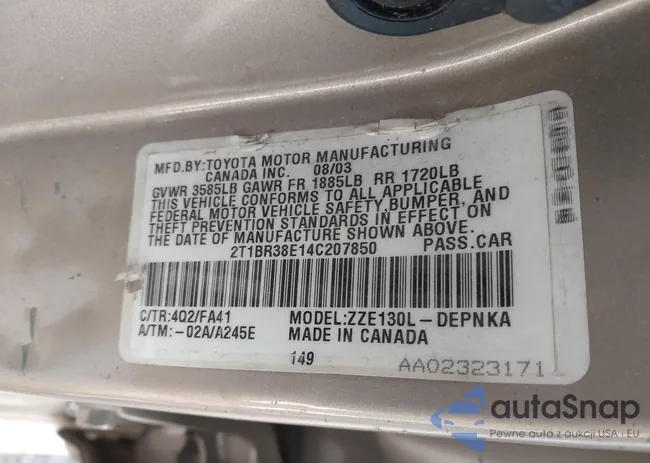 2T1BR38E14C207850: 43798111