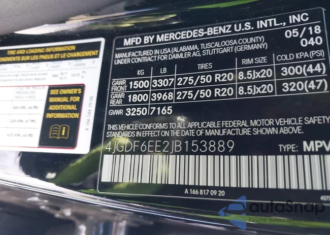 4JGDF6EE2JB153889: 43798320