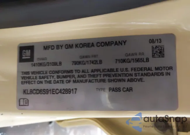 KL8CD6S91EC428917: 43798371