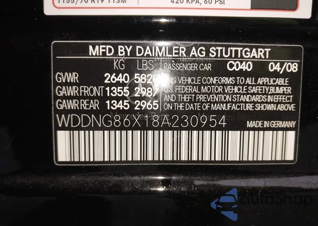 WDDNG86X18A230954: 43798499