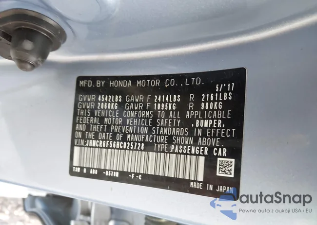 JHMCR6F56HC025728: 43797553