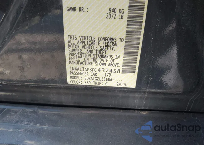 1N4AL3AP8FC437458: 43797714