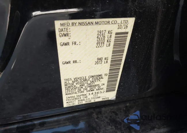 1N4AL3AP9HC143652: 43797849