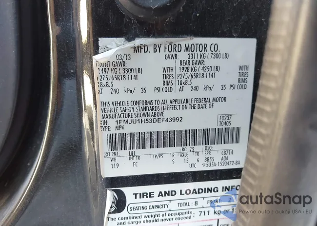 1FMJU1H53DEF43992: 43798976