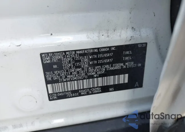 2T3W1RFV2MC095713: 43799217