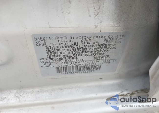 3N1CN8EV4LL861256: 43799375