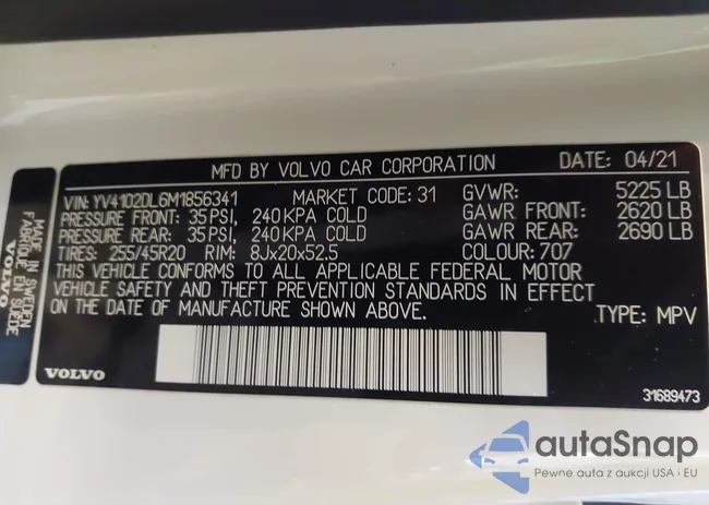 YV4102DL6M1856341: 43798576