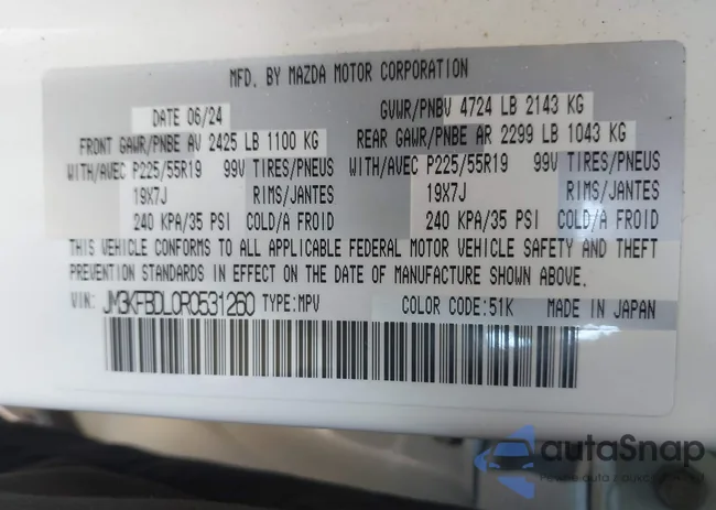 JM3KFBDL0R0531260: 43800262