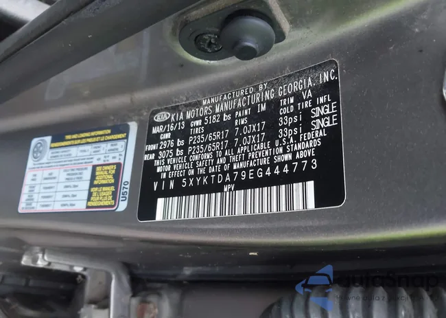 5XYKTDA79EG444773: 43800457