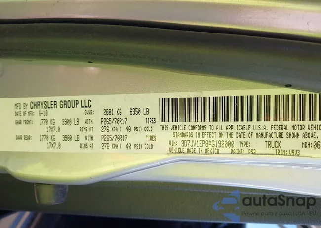 3D7JV1EP8AG192000: 43799606