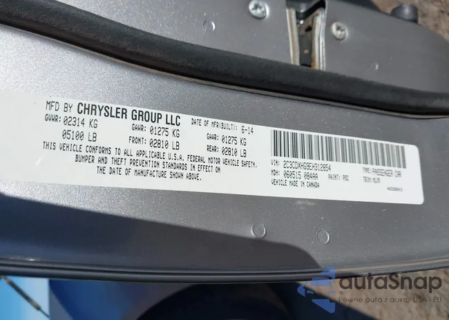 2C3CDXHG9EH312854: 43799757