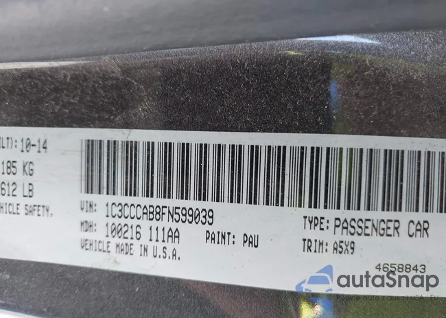 1C3CCCAB8FN599039: 43799782