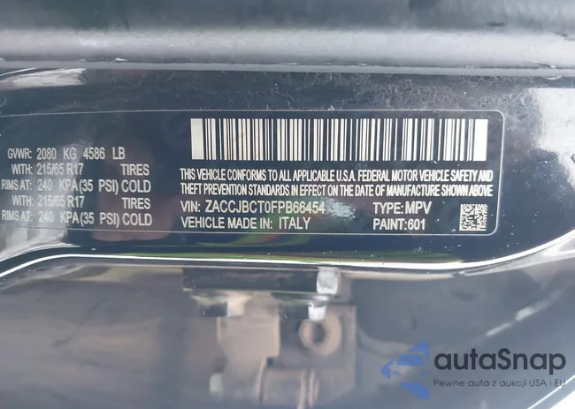 ZACCJBCT0FPB66454: 43801170