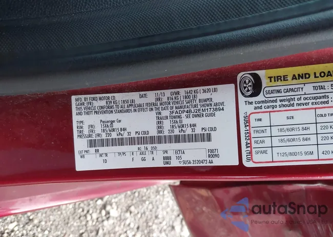 3FADP4BJ2EM173894: 43801228